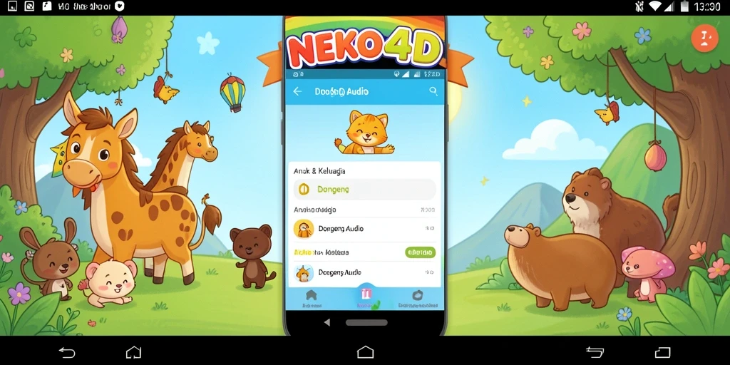 Tampilan antarmuka aplikasi NEKO4D yang menarik dan intuitif.