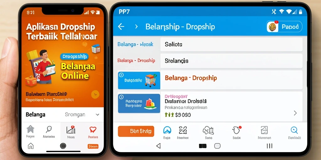 Tampilan antarmuka PP7 dengan fungsi Dropship yang intuitif.