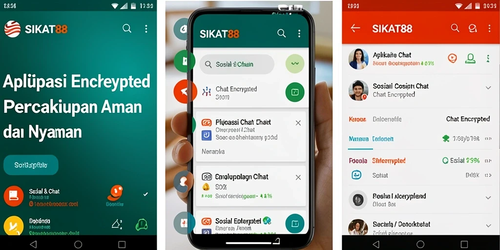 Tampilan antarmuka SIKAT88 yang sederhana dan menarik untuk chatting aman.