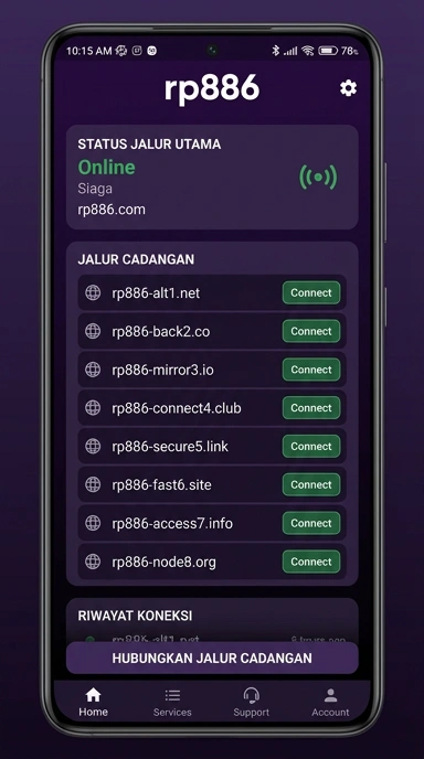 Halaman Link Alternatif rp886 untuk Pengguna Android