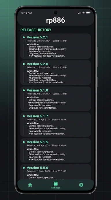 Riwayat Versi rp886 untuk Pengguna Android di Indonesia